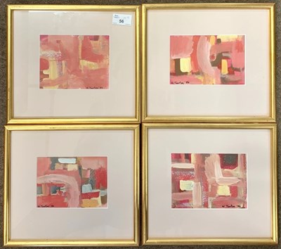 Lot 56a - Walter Turton (20th century), Four abstracts,...