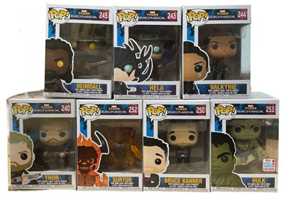 Lot 228 - A collection of Funko Pop! vinyl figures, Thor:...