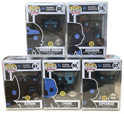 Lot 233 - A collection of Funko Pop! vinyl figures, DC...