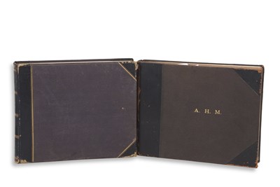 Lot 158 - Two Victorian Photograph Albums one titled AHM...