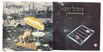 Lot 138 - A pair of Supertramp 12" vinyl LPs, to include:...