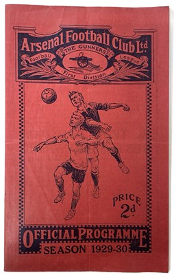 Lot 237 - An Arsenal Football Club home match programme,...