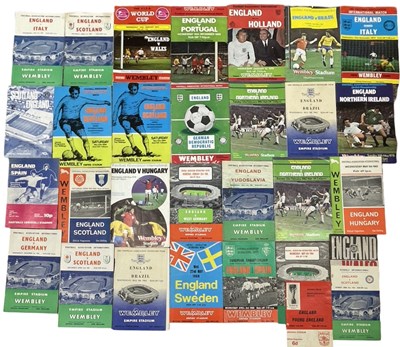 Lot 199 - A collection of various England football...