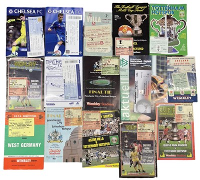 Lot 201 - A good collection of various football matchday...