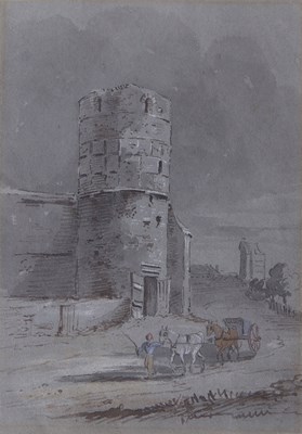 Lot 601 - British School, 19th century, 'The Tower at...