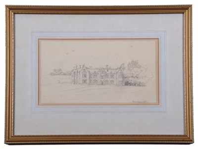Lot 625 - British School, 19th century, 'Honingham Hall,...