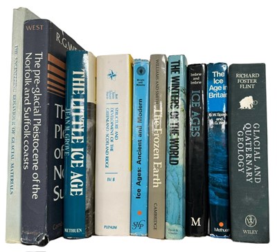 Lot 176 - A collection of books relating to ice ages and...