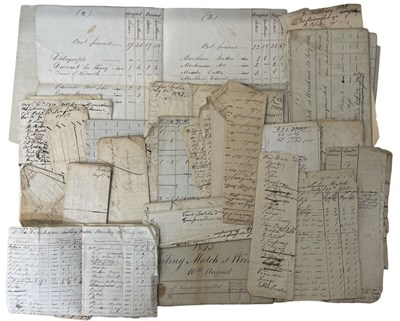 Lot 481 - Norfolk Broads Interest: Papers Relating to Wroxham Frolics 1817 Onwards