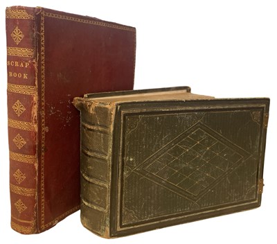 Lot 450 - A Victorian family photograph album bound in...