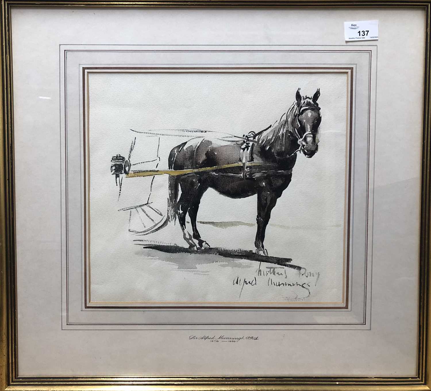 Lot 137 - Style of Alfred Munnings (British, Late...