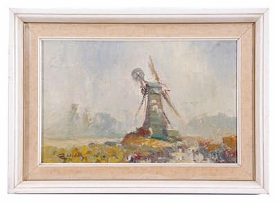Lot 635 - Roy Hodds (British, Contemporary), Windmill...