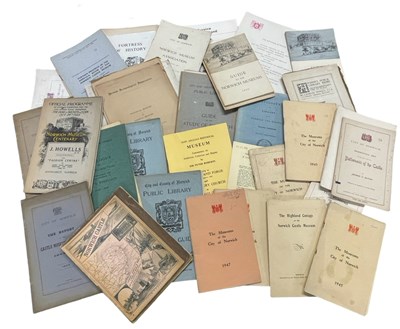 Lot 436 - ONE PACKET: Various pamphlets and ephemera...
