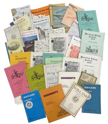 Lot 437 - ONE PACKET: Various pamphlets and ephemera...