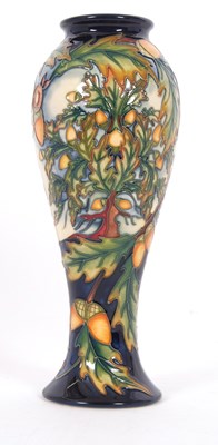 Lot 90 - Moorcroft Pottery: a Shirewood pattern vase by...