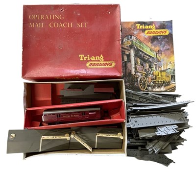 Lot 8 - A boxed Triang 00 gauge Operating Mail Coach...