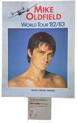 Lot 173 - A Mike Oldfield tour programme, from the...