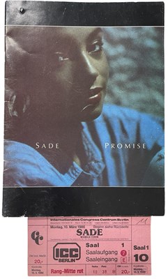 Lot 171 - A tour programme for Sade: The Promise World...