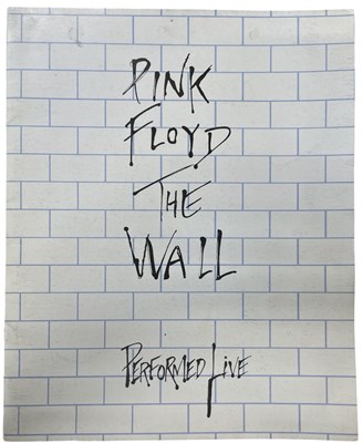 Lot 177 - An official tour programme for Pink Floyd: The...