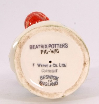 Lot 33 - Beswick Beatrix Potter figure Pig Wig with...