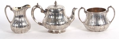 Lot 261 - A Victorian silver bachelors teapot of...