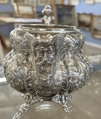 Lot 274 - An Irish silver three piece tea service...