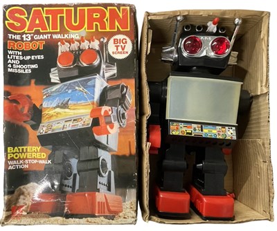 Lot 281 - A boxed 1981 Giant walking 'Saturn' robot by...