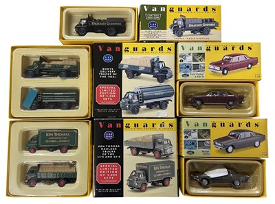 Lot 63 - Fived boxed Corgi Vanguards 1:64 scale...