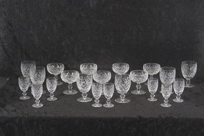 Lot 4 - A suite of Waterford glasses including dessert...
