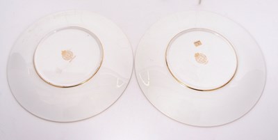 Lot 28 - A further Royal Worcester gilt decorated plate,...