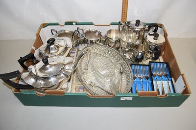 Lot 29 - Quantity of various silver plated wares and...