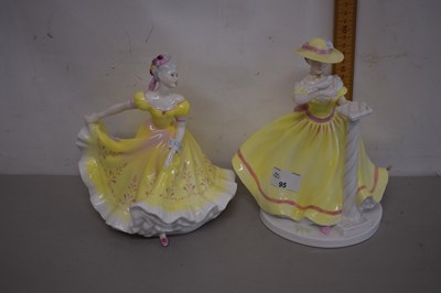 Lot 95 - Royal Doulton figurine Ninette together with...