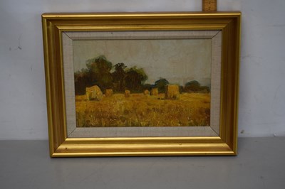 Lot 105 - 20th Century school study of a harvest scene...