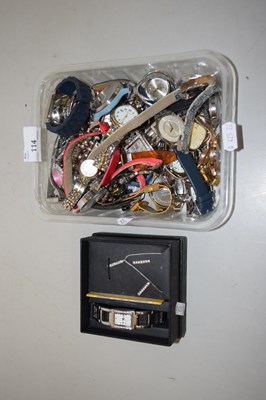 Lot 114 - Box of various assorted watches