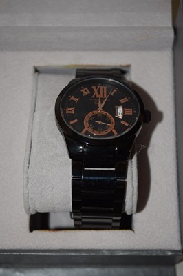 Lot 119 - An Anthony James gents wristwatch, boxed