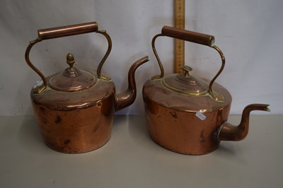 Lot 170 - Two copper kettles