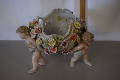 Lot 184 - A modern continental porcelain centrepiece...