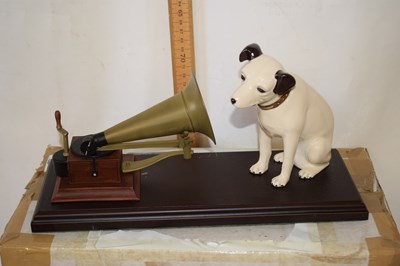 Lot 185 - A reproduction HMV Nipper the Dog ornament