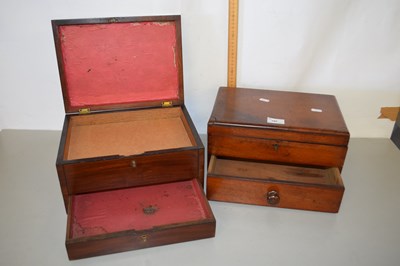 Lot 192 - Two 19th Century mahogany boxes