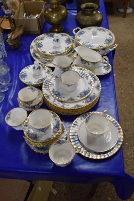 Lot 207 - Quantity of Royal Albert Midnight Blue table...