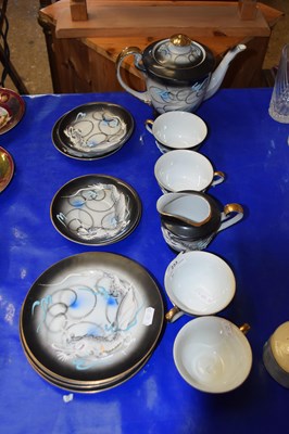 Lot 233 - Quantity of Japanese eggshell tea wares