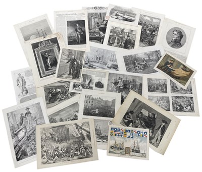 Lot 606 - A collection of late 19th century clippings...