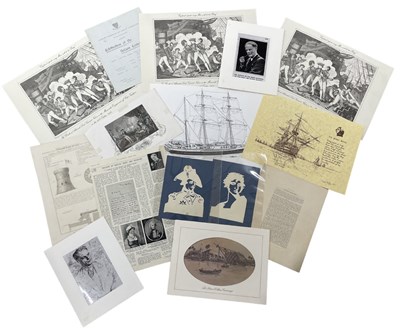 Lot 603 - A collection of various prints and ephemera...