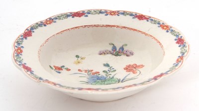 Lot 93 - A rare Bow porcelain dish ex-Crane collection