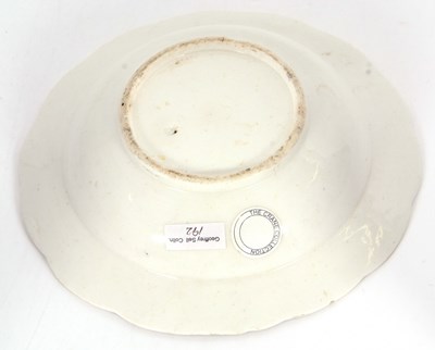 Lot 93 - A rare Bow porcelain dish ex-Crane collection