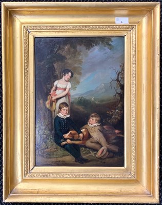 Lot 6 - British School, circa 19th century, Portrait...