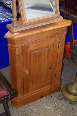 Lot 313 - Modern pine corner cabinet