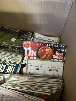 Lot 655 - Books and periodicals, magazine of cricketing...