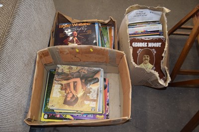 Lot 709 - Three boxes of assorted LP's