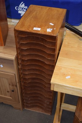 Lot 736 - Freestanding document rack