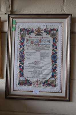 Lot 795 - Coronation of London Luncheon 40th Anniversary,...